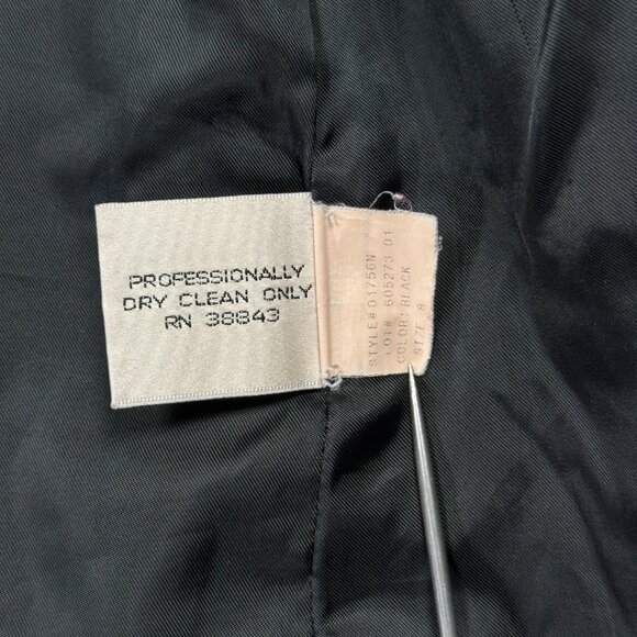 Vintage Larry Levine Design Pure Camel Hair Coat Button Front Size 8 - Picture 11 of 12